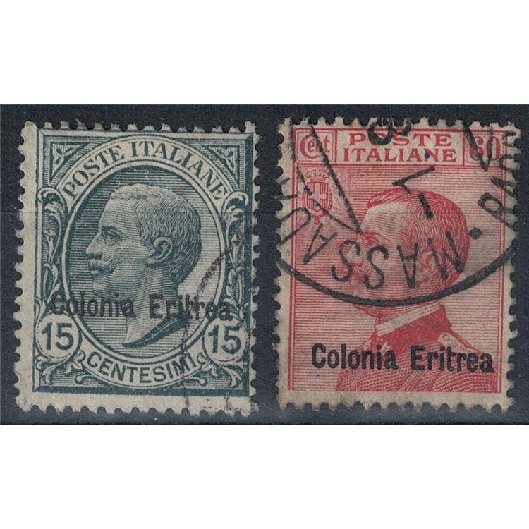 ERITREA 1918-20 Serie ordinaria 2v us