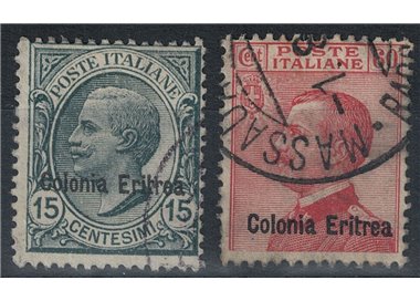 ERITREA 1918-20 Serie ordinaria 2v us