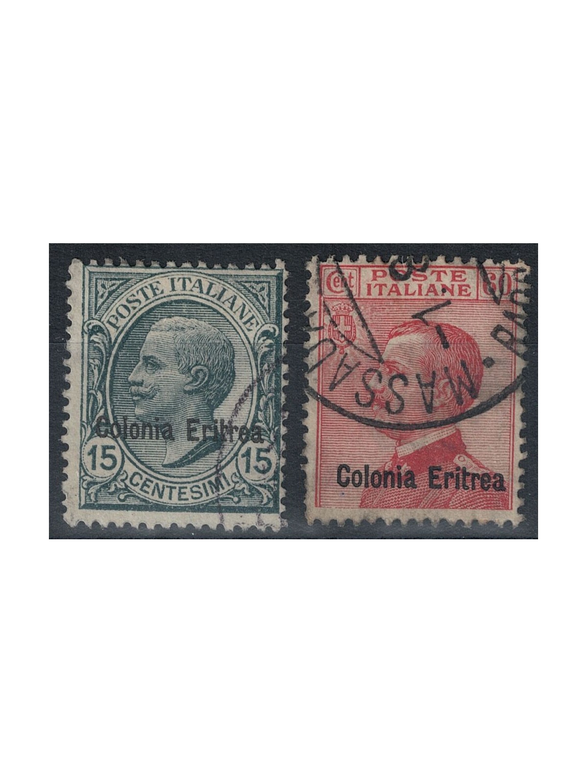 ERITREA 1918-20 Ordinary series 2v us