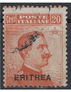 ERITREA 1919 Michetti 20c arancio us