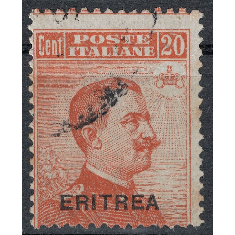 ERITREA 1919 Michetti 20c arancio us