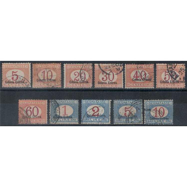 ERITREA 1920-26 Segnatasse 11v us