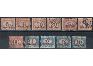 ERITREA 1920-26 Segnatasse 11v us