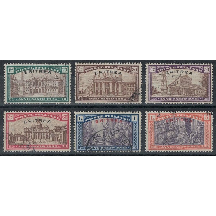 ERITREA 1925 Holy Year 6v us