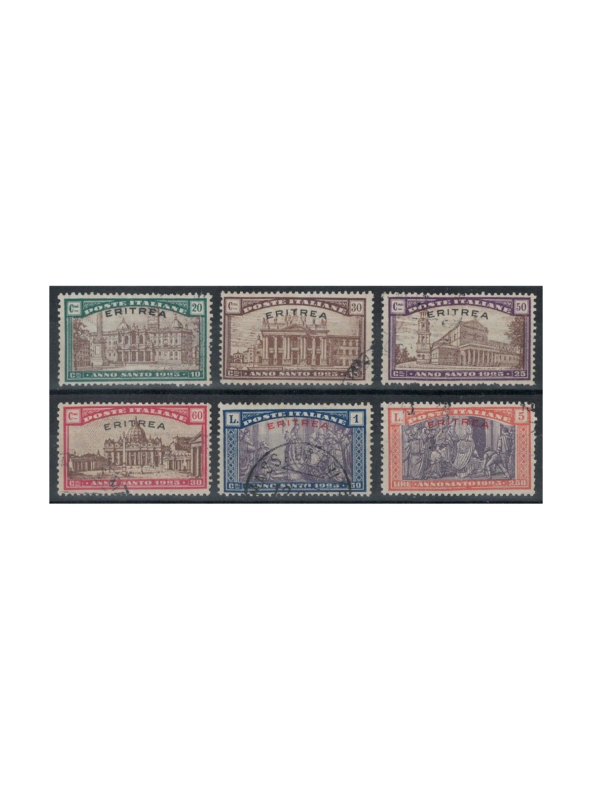 ERITREA 1925 Holy Year 6v us