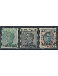 ERITREA 1925 Ordinary series 3v us