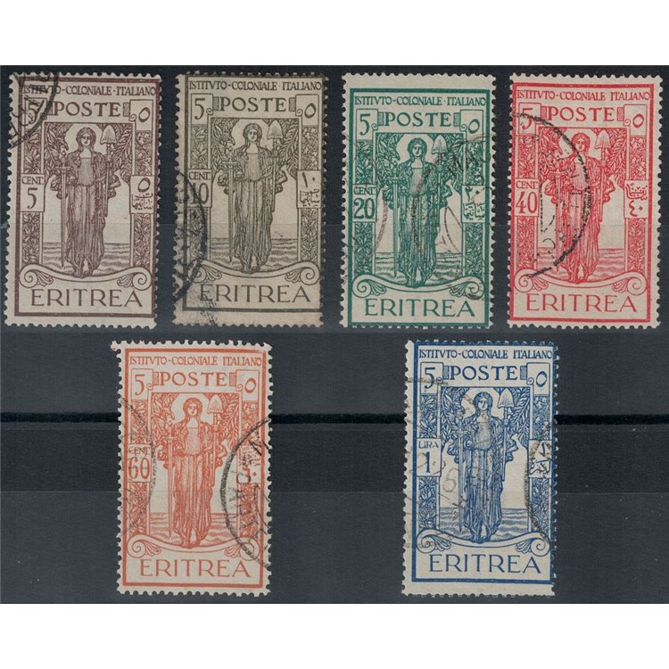 ERITREA 1926 Italian Colonial Institute 6v us