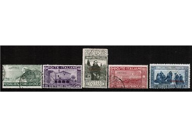ERITREA 1926 San Francesco 5v us