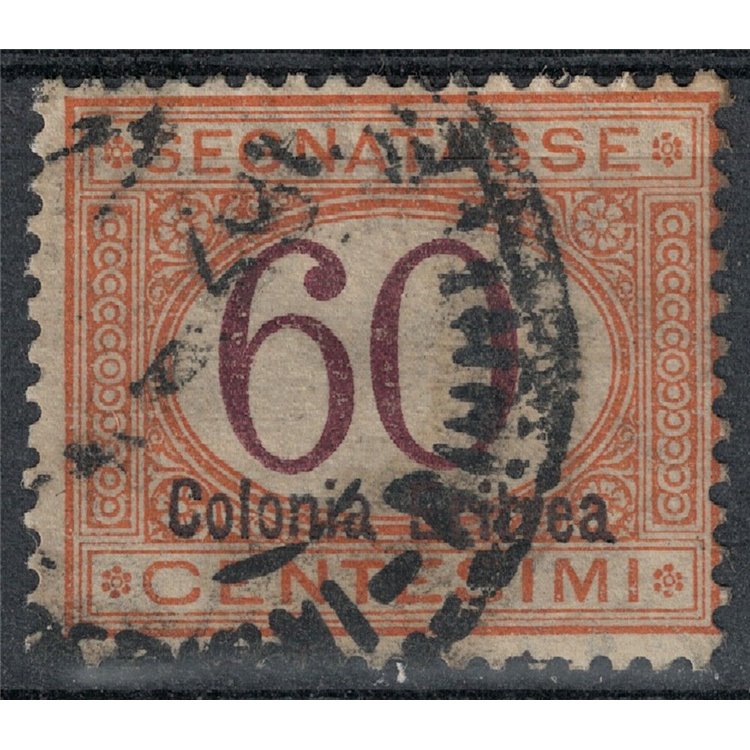 ERITREA 1926 Segnatasse 60c arancio e bruno us