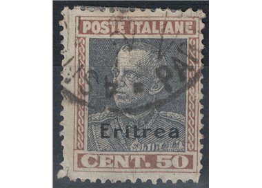 ERITREA 1928 50c brown and gray us