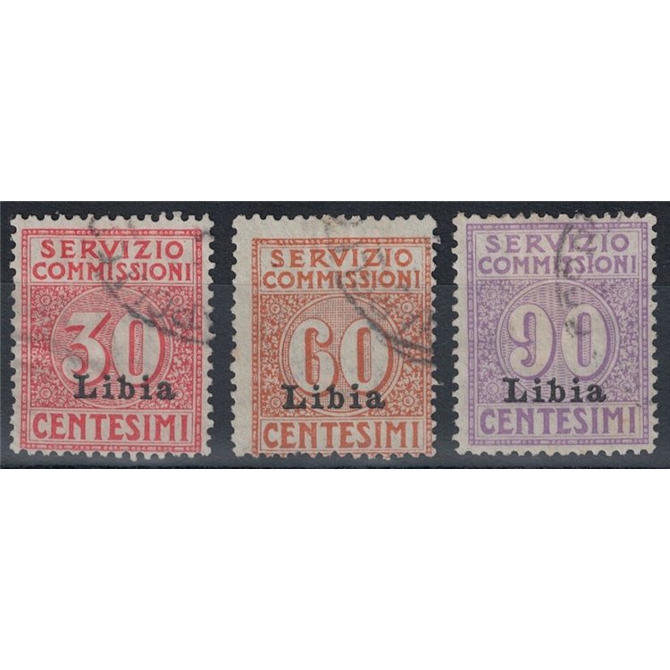 LIBIA 1915 Servizio commissioni 3v us