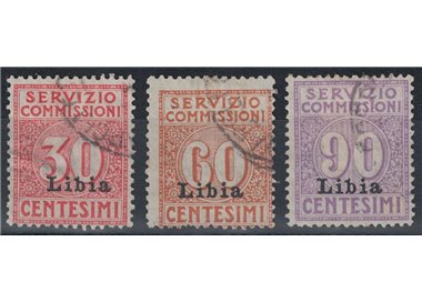 LIBIA 1915 Servizio commissioni 3v us