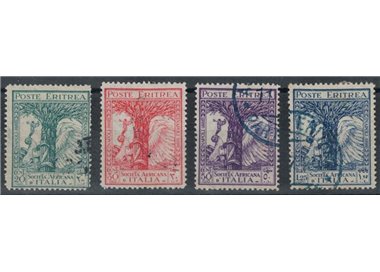 ERITREA 1928 African Society of Italy 4v us