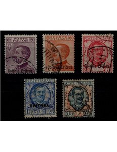ERITREA 1928-29 Ordinary series 5v us