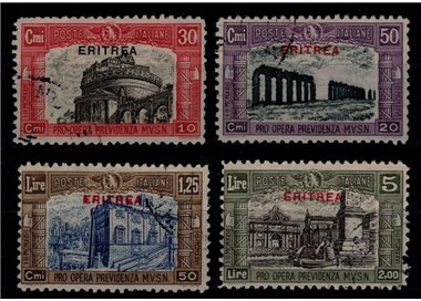 ERITREA 1929 Milizia II 4v us