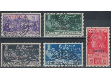 ERITREA 1930 Francesco Ferrucci 5v us