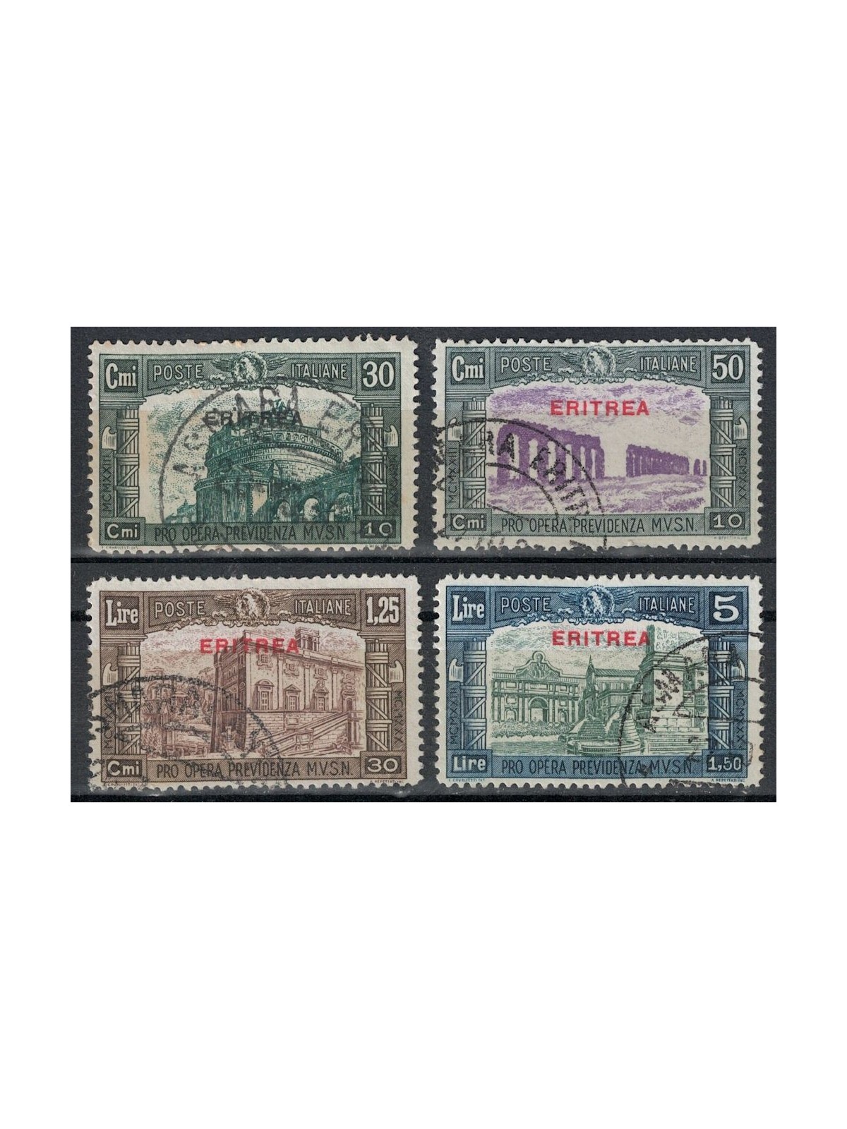 ERITREA 1930 Milizia III 4v us