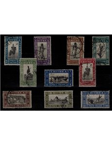 ERITREA 1930 Pictorial Series 10v us ©
