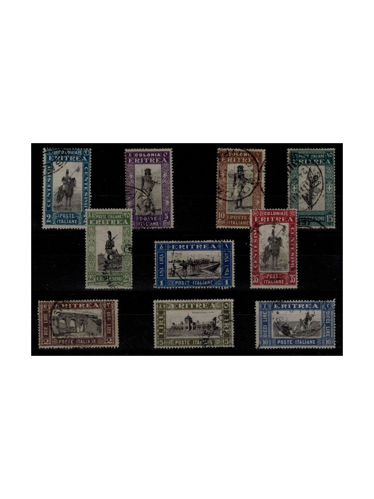 ERITREA 1930 Pictorial Series 10v us ©