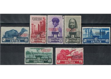 ERITREA 1934 Honours to the Duke of Abruzzi 7v us
