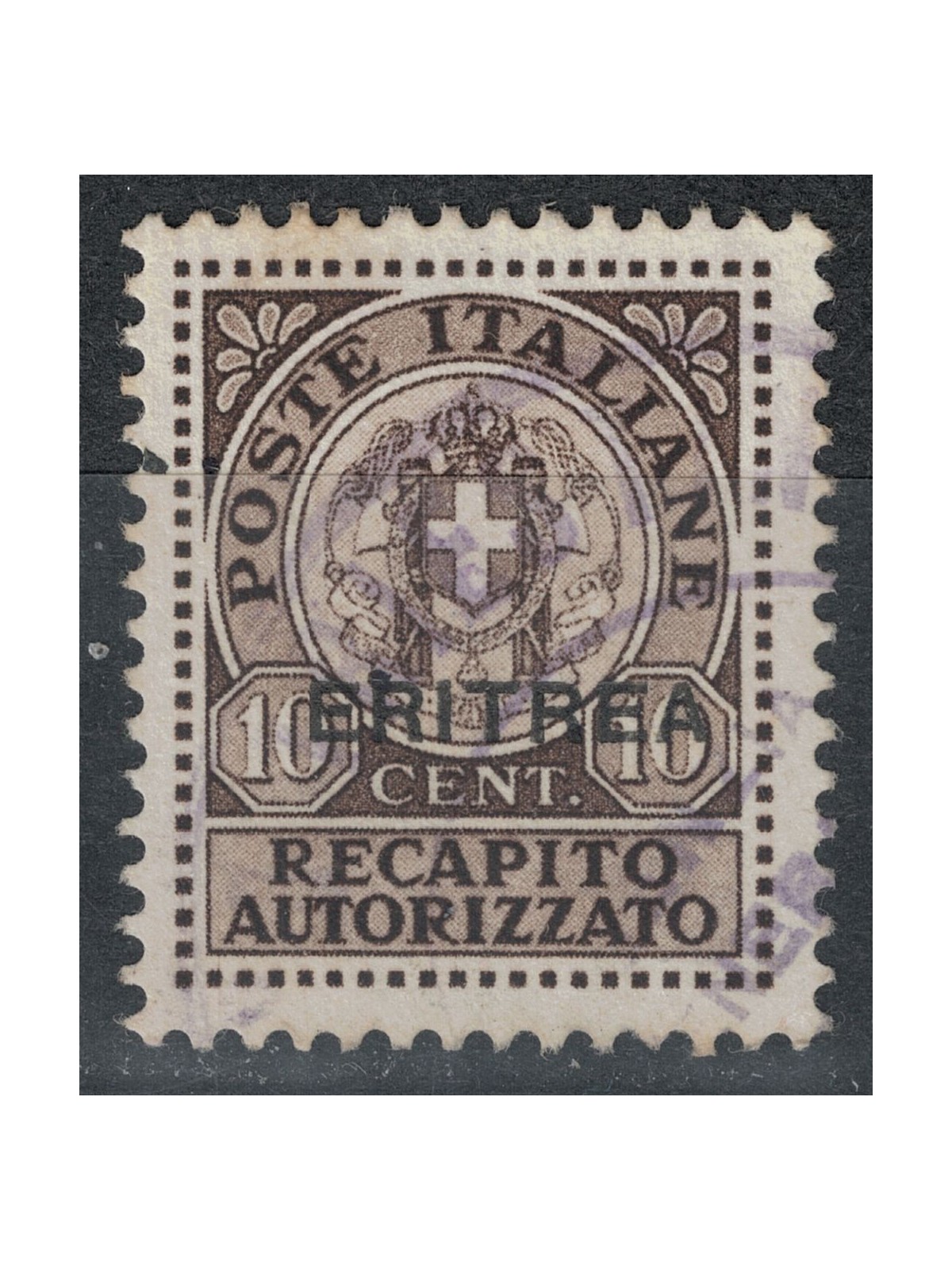 ERITREA 1939 Authorized delivery us