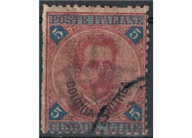 ERITREA 1893 5£ carmine and blue us