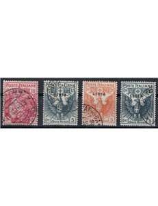 LIBIA 1915-16 Croce Rossa 4v us