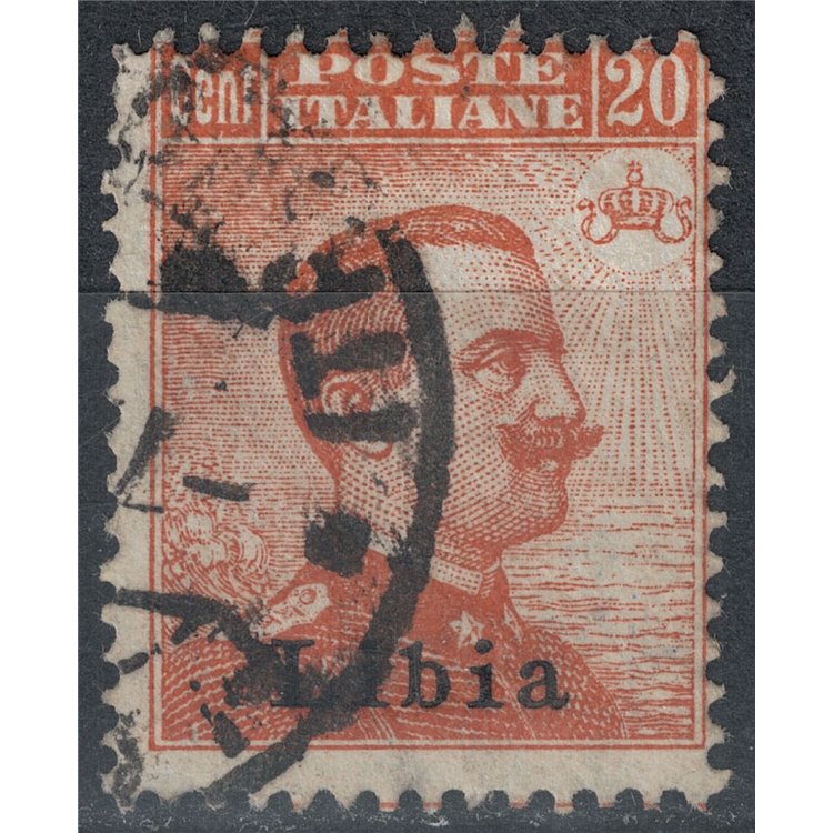 LIBYA 1918 20c orange us
