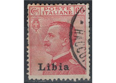LIBYA 1918 60c carmine us