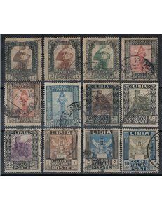 LIBYA 1921 Pictorial Series 12v us