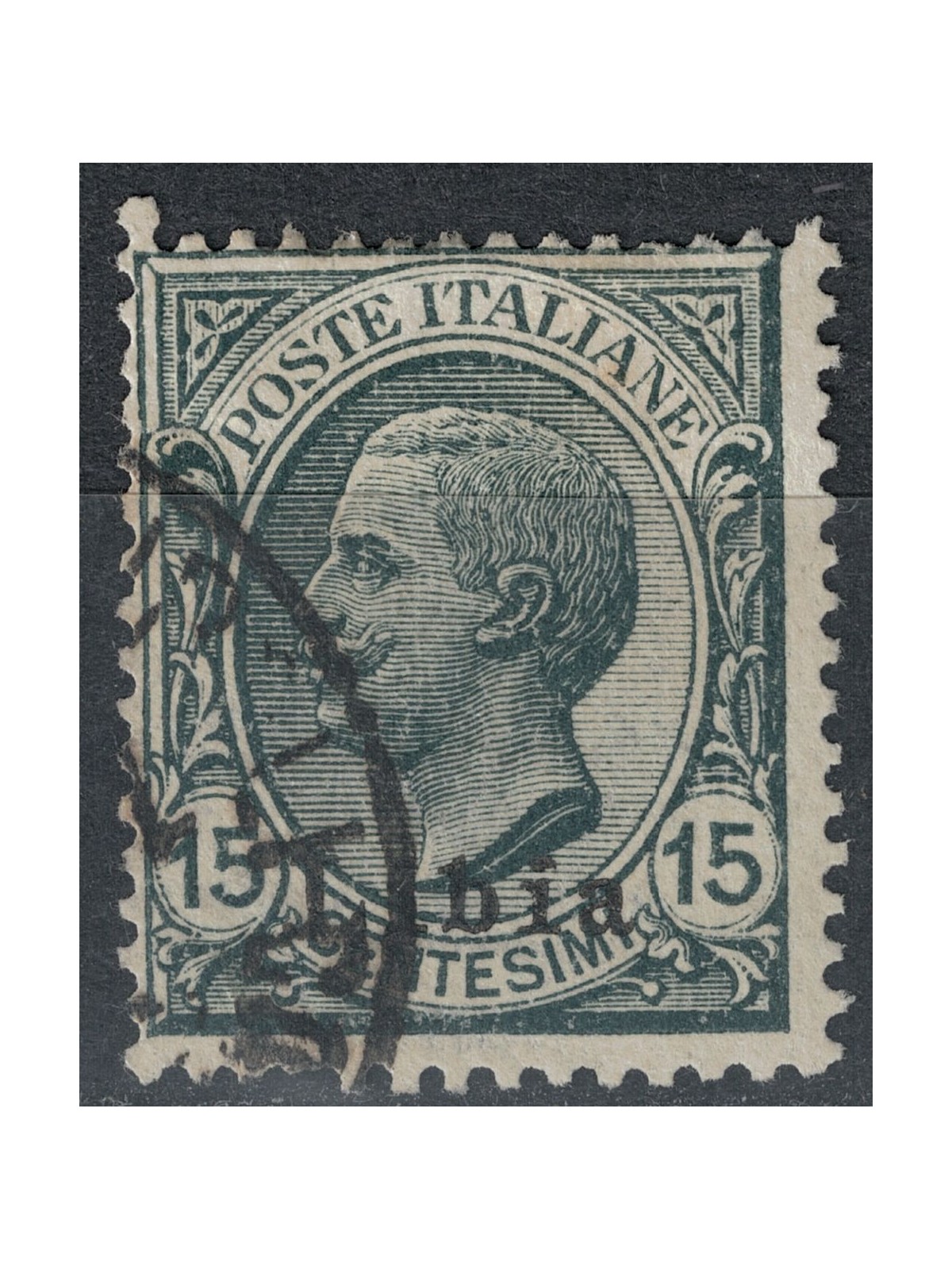 LIBYA 1922 15c grey us