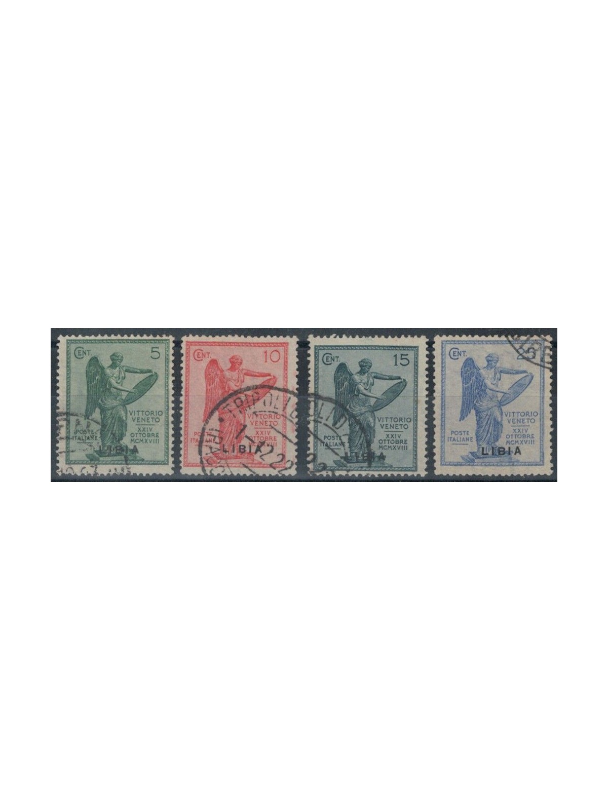 LIBIA 1922 Anniversario della Vittoria 4v us
