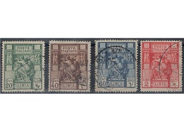 LIBIA 1924 Sibilla Libica 4v us
