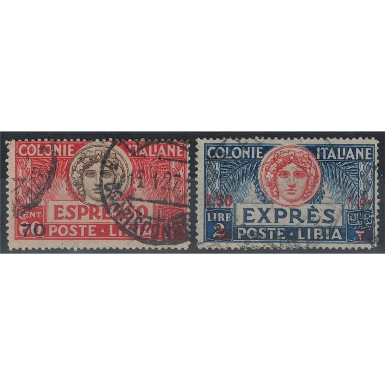 LIBIA 1926 Espressi 2v us