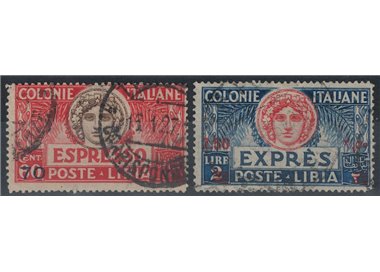 LIBYA 1926 Express 2v us