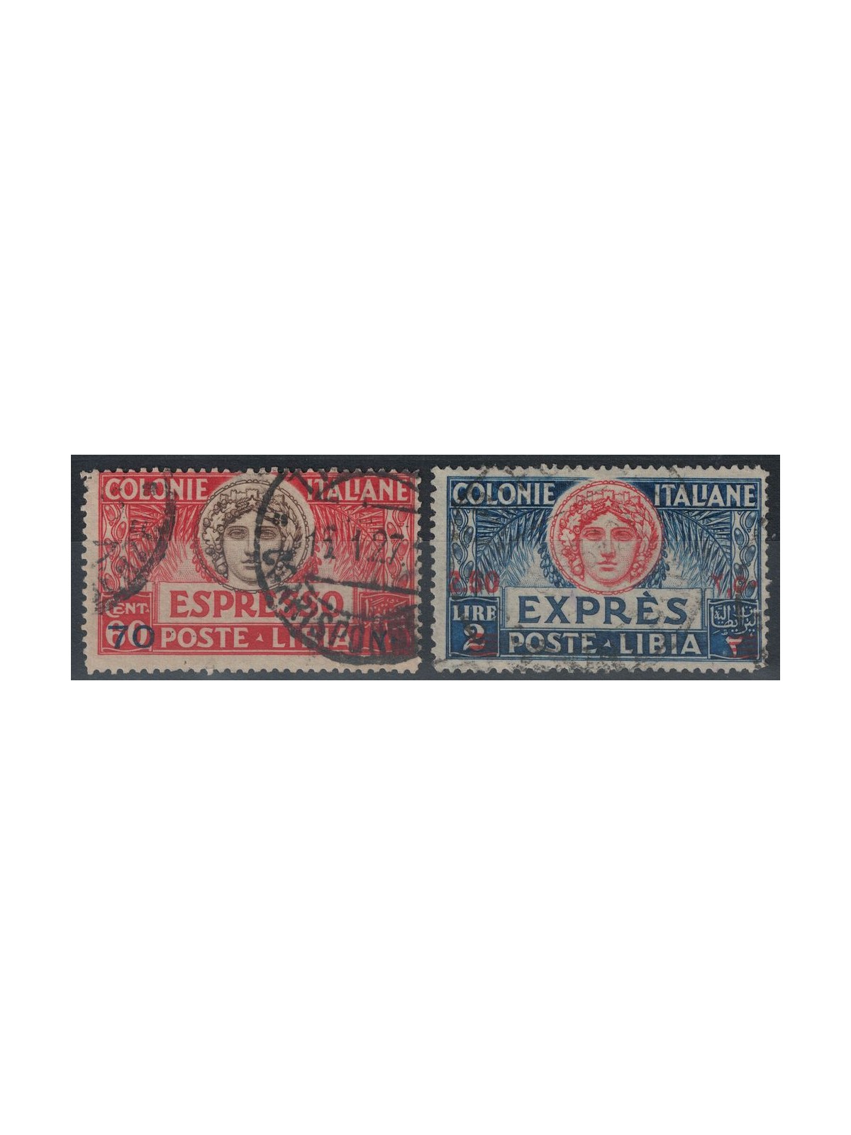 LIBYA 1926 Express 2v us