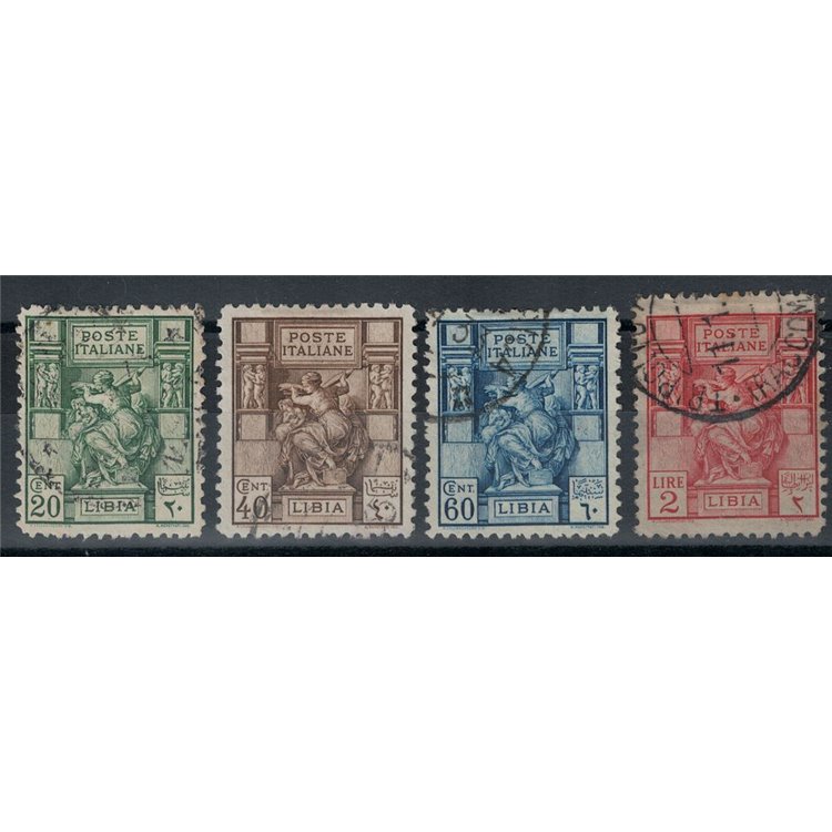 LIBIA 1926-29 Sibilla Libica 4v us