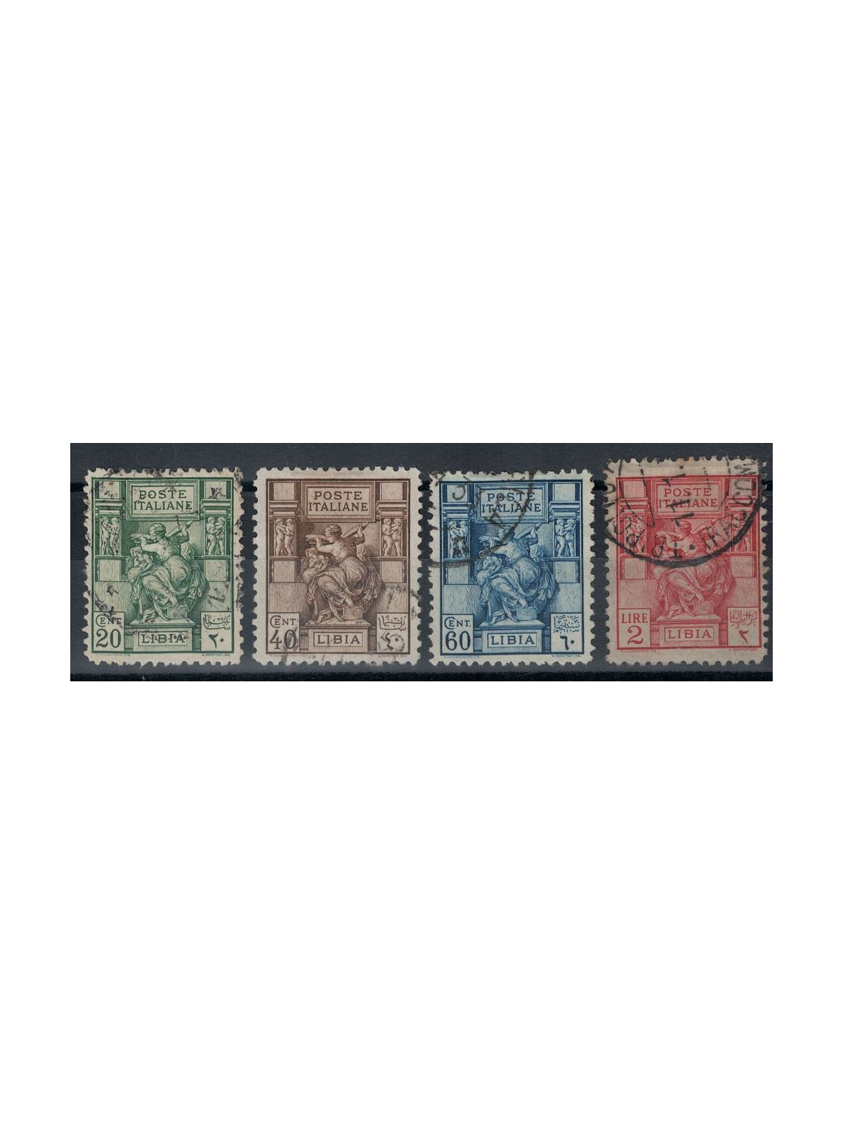 LIBIA 1926-29 Sibilla Libica 4v us