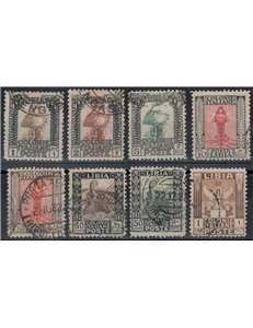 LIBYA 1926-30 Pictorial Series 8v us
