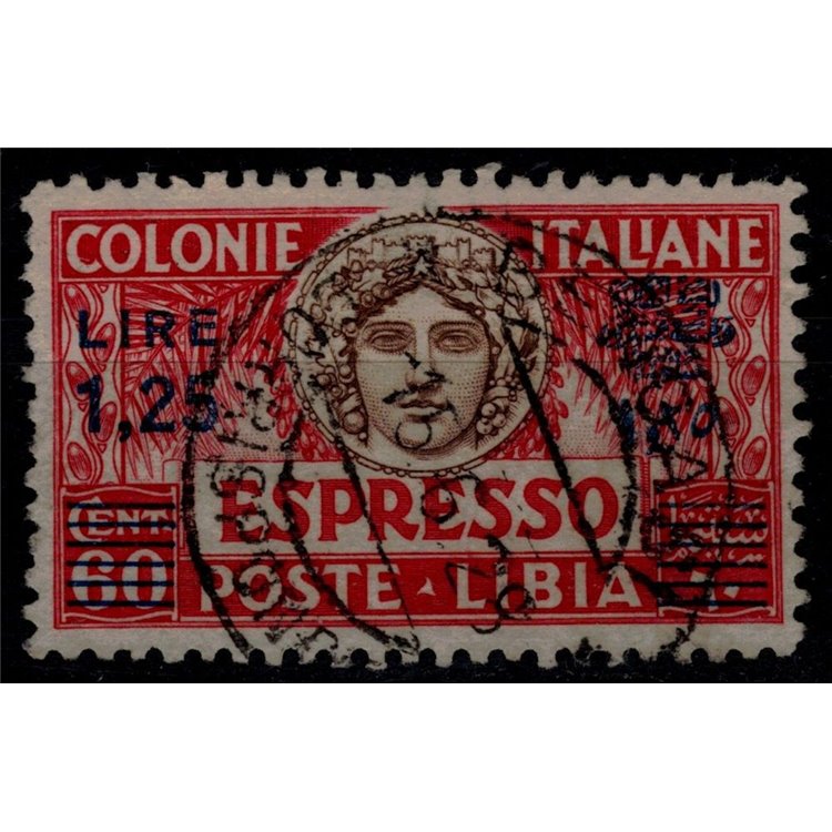 LIBYA 1927-36 Express £1.25 on 60c (d. 11 blue sopr.) us