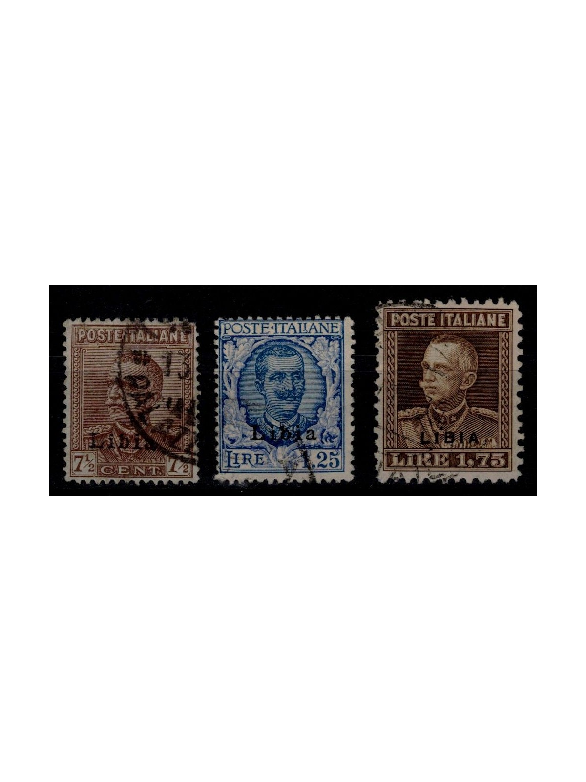 LIBYA 1928-29 Ordinary series 3v us