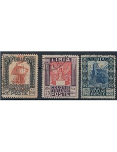LIBIA 1931 Serie Pittorica 3v us
