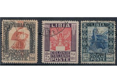 LIBYA 1931 Pictorial Series 3v us