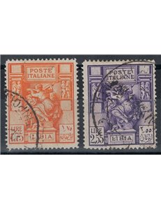 LIBYA 1931 Libyan Sibyl 2v us
