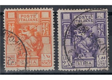 LIBYA 1931 Libyan Sibyl 2v us