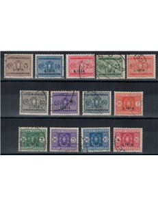 LIBIA 1934 Segnatasse 13v us