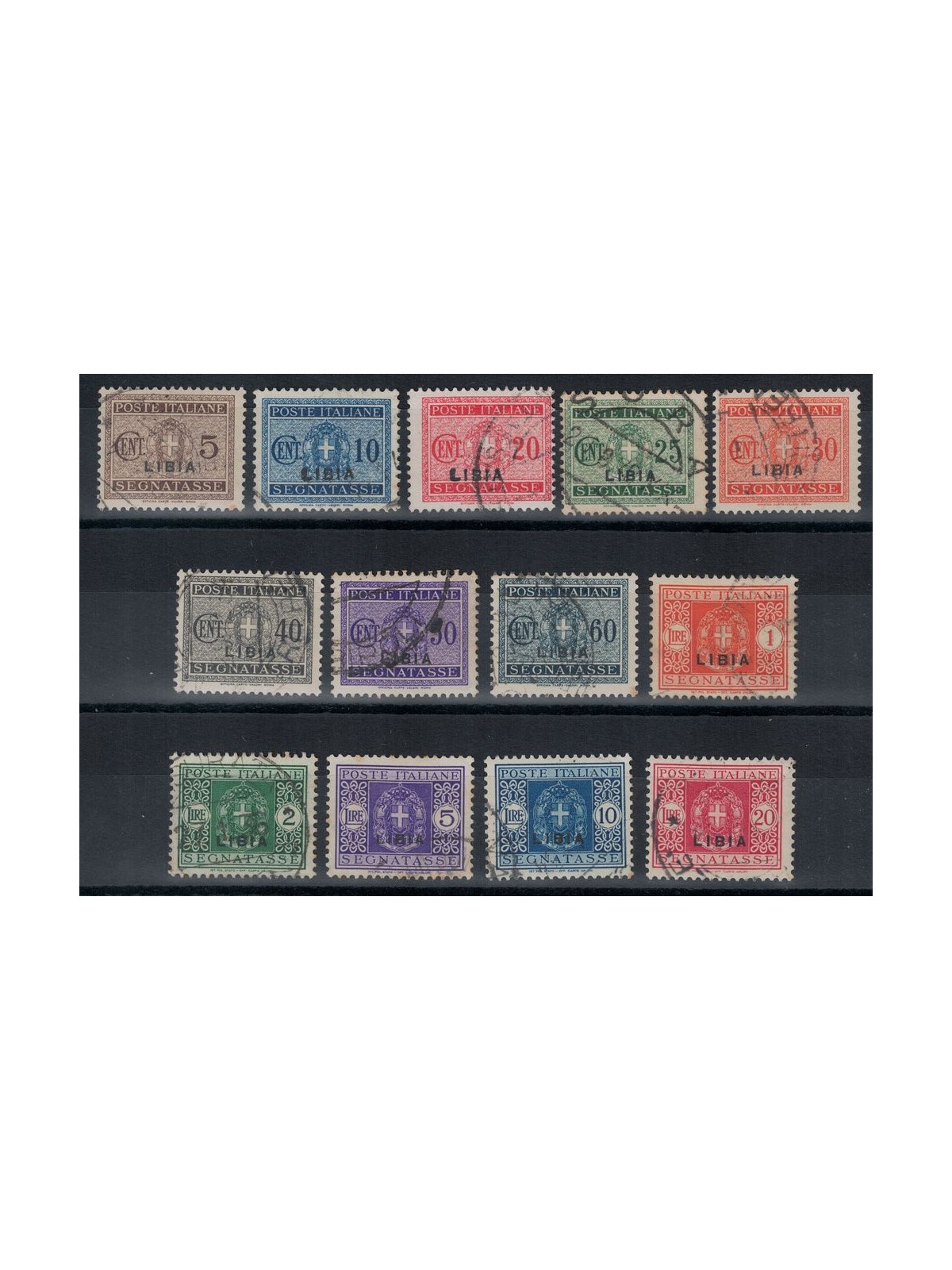 LIBYA 1934 Postage Due 13v us