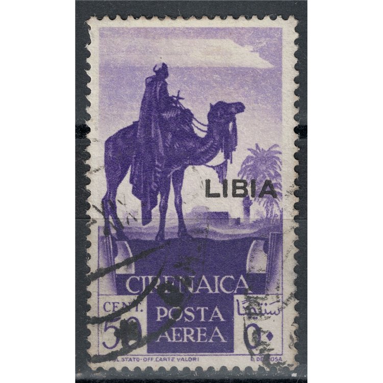 LIBYA 1936 Airmail 50c violet US