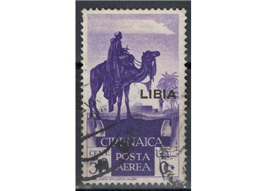 LIBIA 1936 Posta aerea 50c violetto us