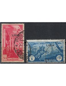 LIBYA 1937-41 Tripolitania Airmail 2v us